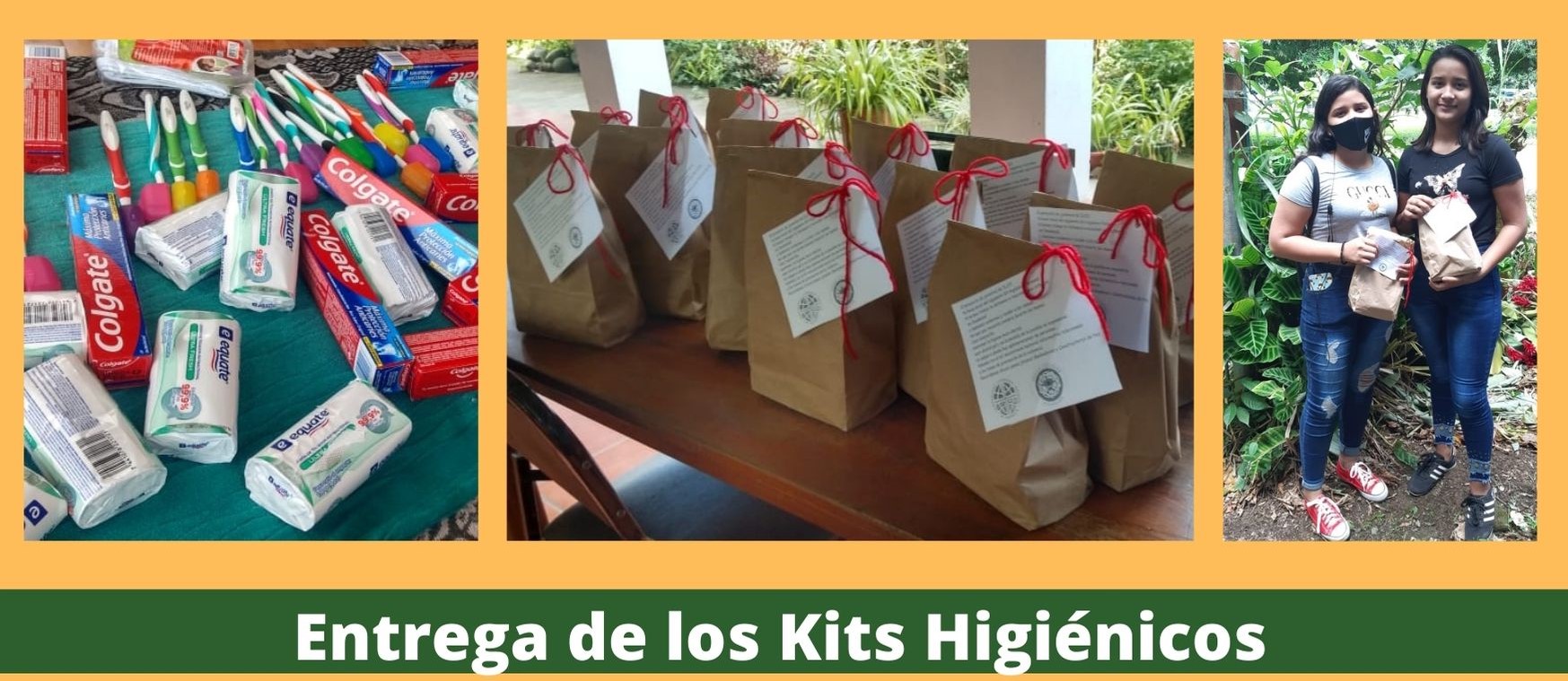 entrega de kits higiénicos banner